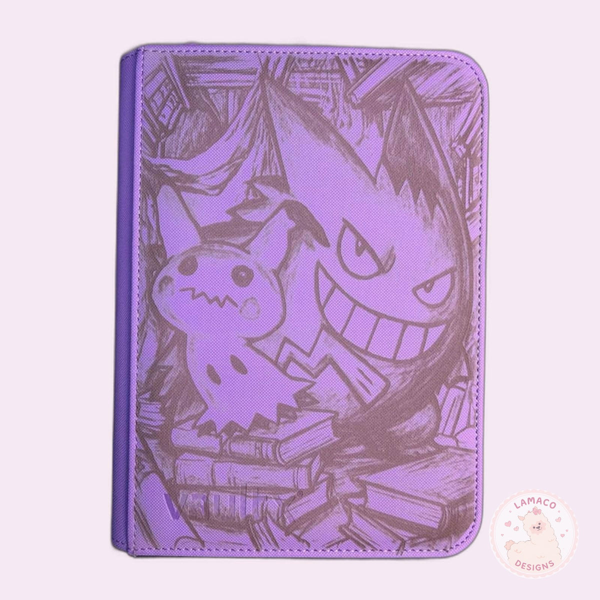 gengar and mimikyu top loader binder