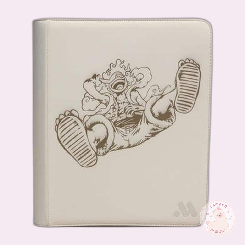 luffy gear 5 top loader binder