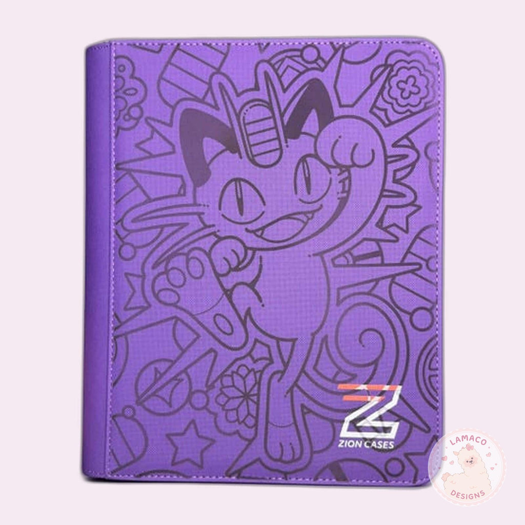 meowth top loader binder