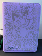 Meowth - Vault X Standard Binder - Purple