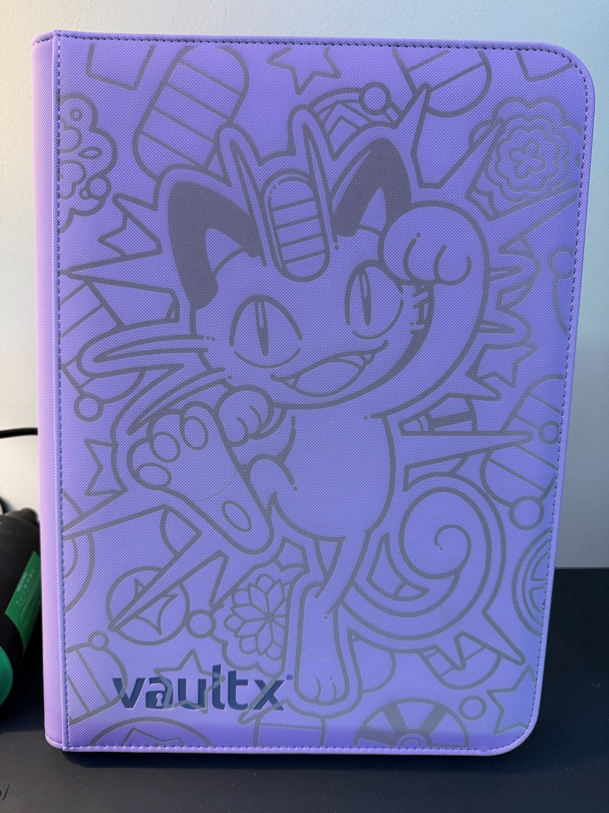 Meowth - Vault X Standard Binder - Purple