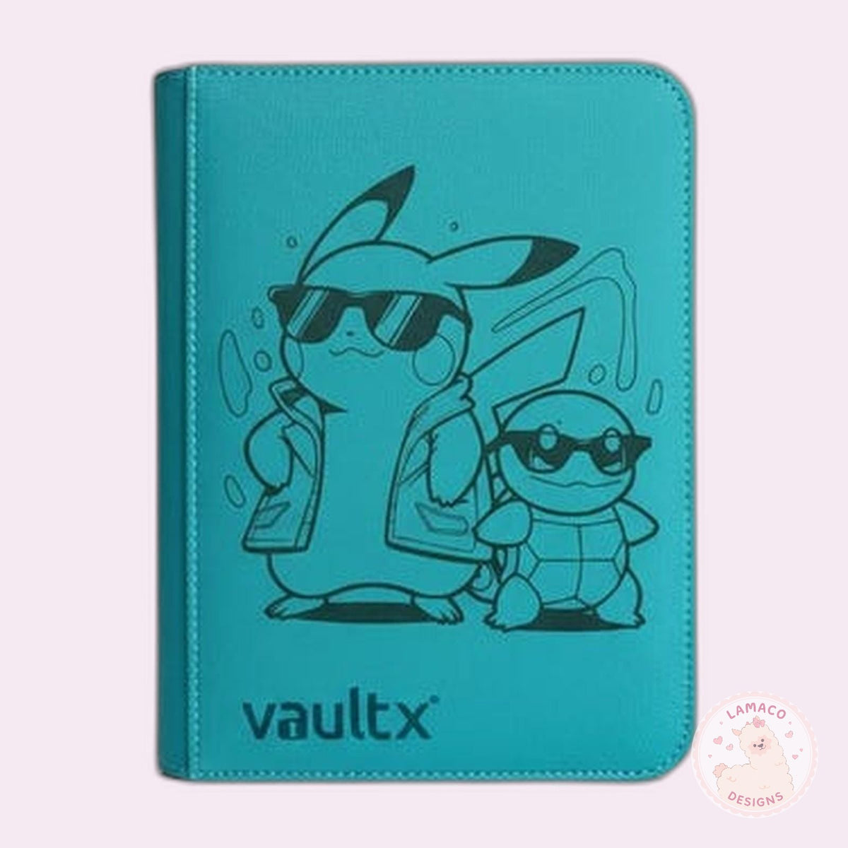 pikachu and squirtle vault x binder